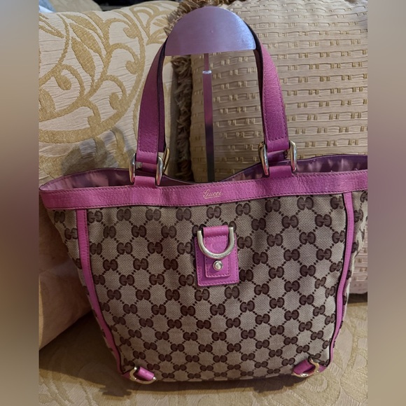 Gucci Handbags - Gucci Abbey D-Ring Tote Bag canvas preowned